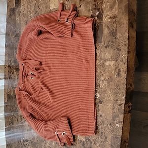 🩷 Chunky Oversized Lace Up Sweater 🩷